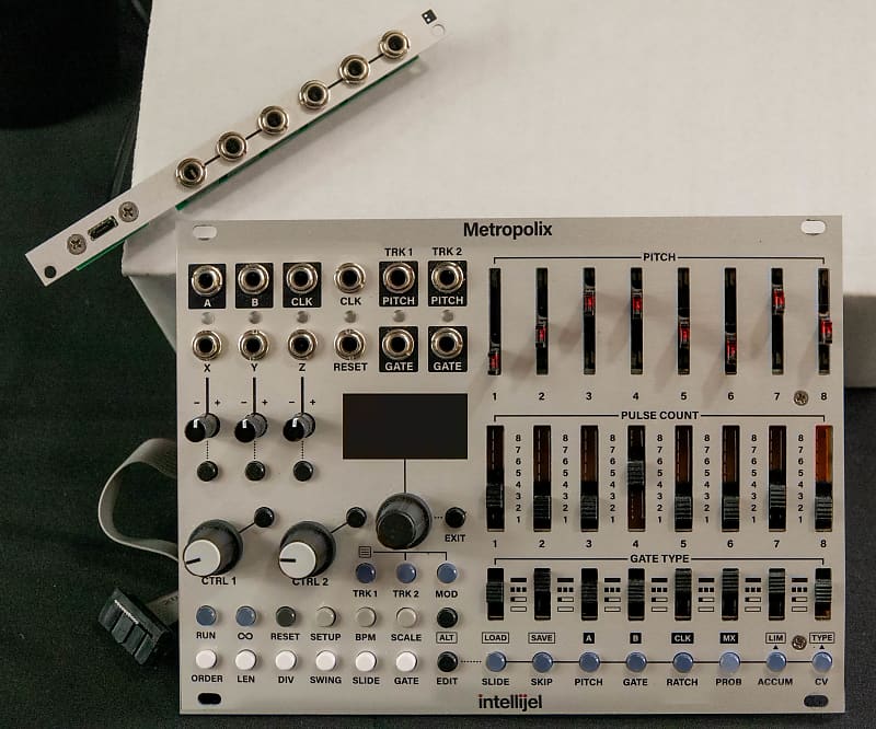 Intellijel Metropolix with USB MIDI + Mult expander module