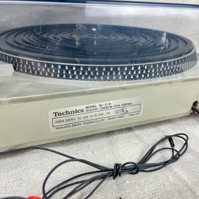 Technics SL-210 1988 Turntable Record Player Vinyl Project Needs Repair image 9