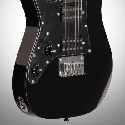 Ibanez GRGM21L Mikro Left-Handed Electric Guitar, Black Night image 4