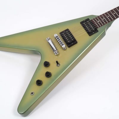 Gibson Flying V 1984 Rare Green Burst Finish with Case image 9