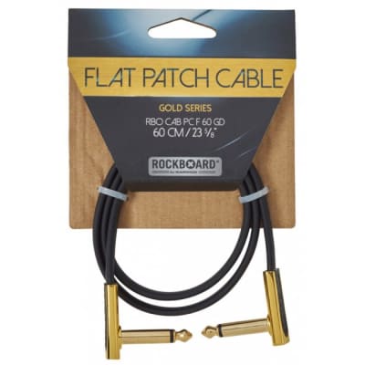 ROCKBOARD RBO CAB PC F 60 GD Gold Series Flat Patch Cable 60 cm (23 5/8Zoll) for sale
