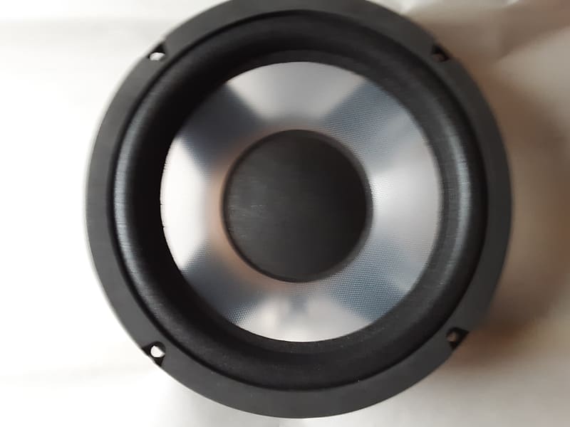 INFINITY  WOOFER 8&quot;CLEAR POLY CONE REPLACEMENT NEW! HOME SURROUND HI FI CAR WOOFER PMR 50 WATT 8 OHM  			