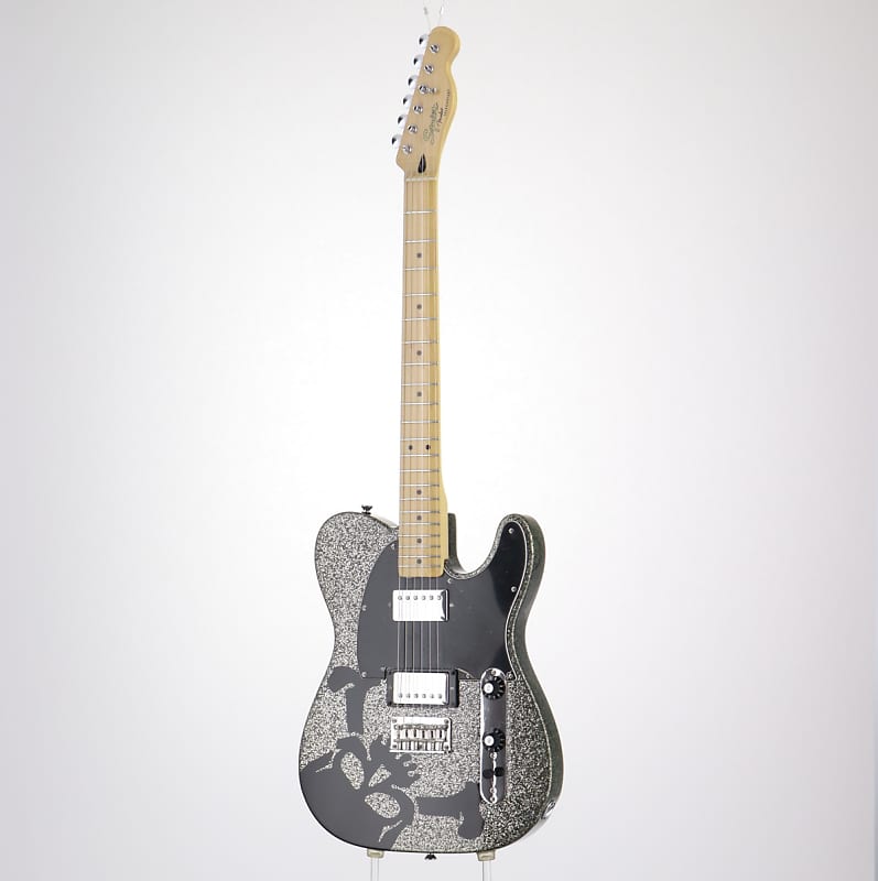 Squier by Fender HARUNA TELECASTER Skullsilver Dark Silver Sparkle  (S/N:ICS14025824) (06/12)