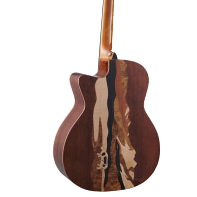 Merida Extrema Autumn cutaway solid Spruce Top Acoustic guitar (Optional pickups can be added) image 2