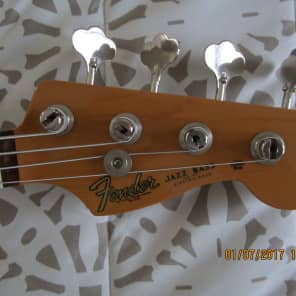 Fender 60th Anniversary Power Jazz Bass Classic Series 2006 Honey Blonde Fishman Piezo Bridge W/Case image 8