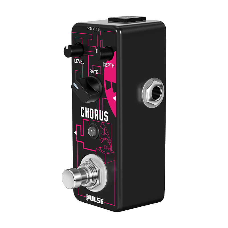 Pulse Chorus PT-04 Lush Full Analog Chorus Guitar Effect