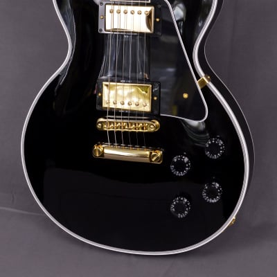 2023 Gibson Custom Shop Les Paul Custom Black Beauty ~NEW Unplayed~ Ebony with COA & OHSC 1959/59 Neck image 4