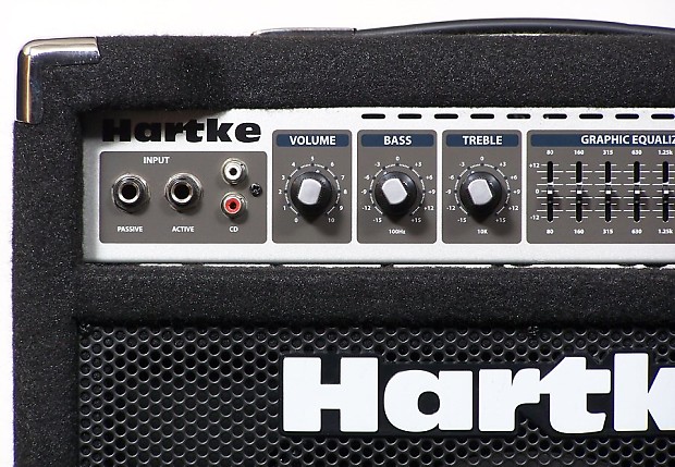 Hartke A70 Bass Combo Amplifier 1x12 70 Watt Amp w/ EQ and | Reverb