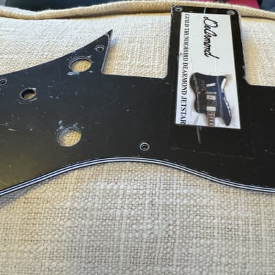 DeArmond Jetstar by Guild Pickguard 1998-2004- Black image 2