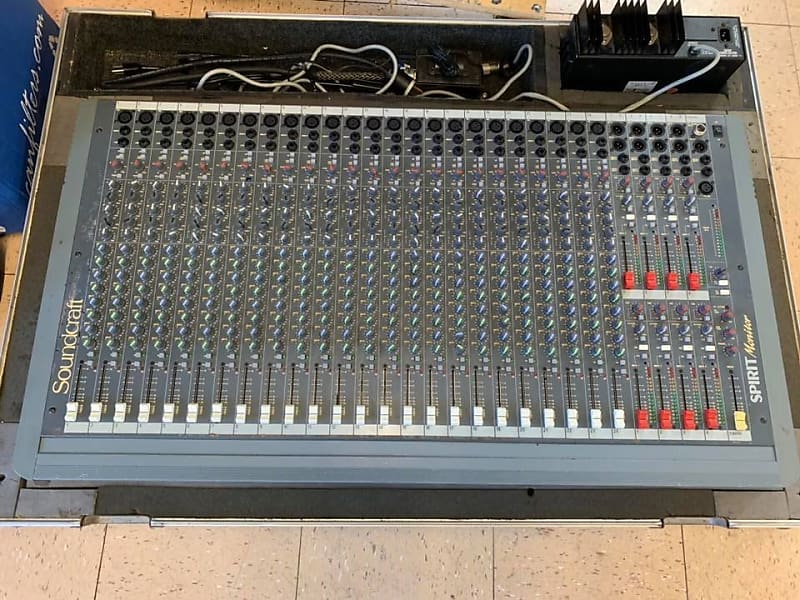 Soundcraft Spirit Monitor 24x8 with power supply | Reverb