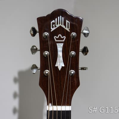 Guild OM-150CE Acoustic-Electric Guitar, Natural Gloss image 12