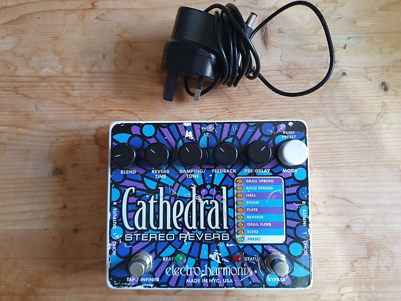 Electro-Harmonix Cathedral リバーブ エフェクター Electro Harmonix Cathedral Stereo Reverb - YouTube