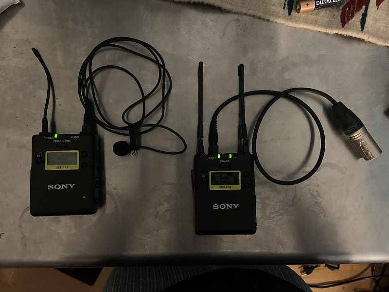 Sony Wireless Lav kit UTX B03 URX P03 Reverb UK