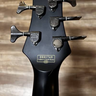 Schecter Stiletto Studio-5 Active 5-String Bass 2010s - See-Thru Black Satin image 8