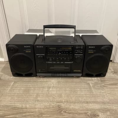 Sony Cfd-440 Portable Boombox Am/Fm Radio Cd Cassette | Reverb