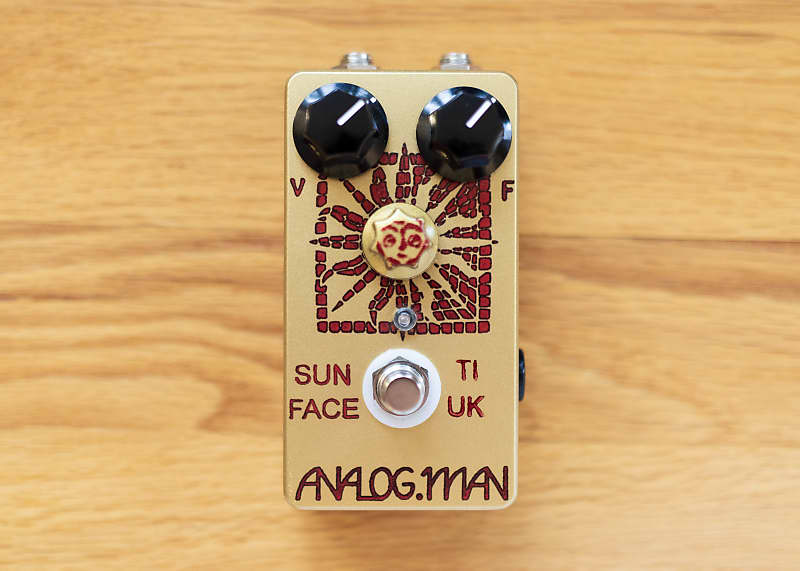 Analogman Sun Face TI-UK Germanium Fuzz with Sun Dial Knob | Reverb