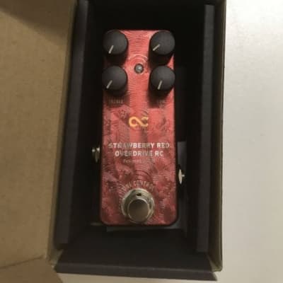 Reverb.com listing, price, conditions, and images for one-control-strawberry-red-overdrive