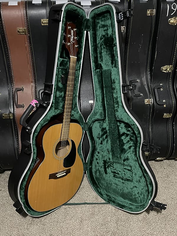 takamine eg230 acoustic electric guitar with hard shell case Reverb