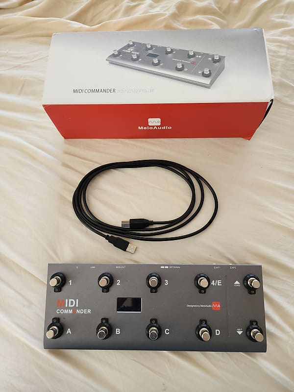 Melo Audio Midi Commander 2020 Silver Reverb