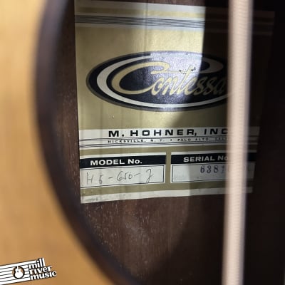 Hohner Framus Contessa HG-650 w/ Case Used image 11