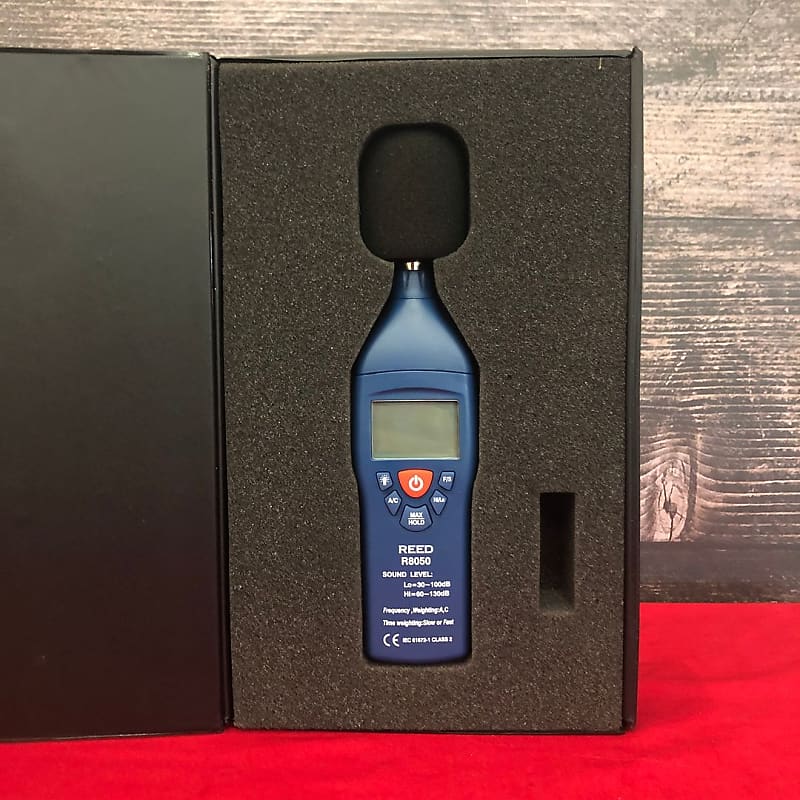 REED Instruments R8050 Sound Level Meter Studio Microphone Reverb