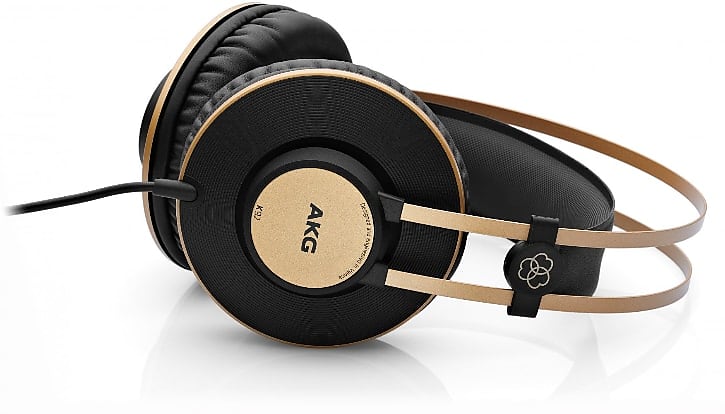 AKG K92 Studio/Production.Podcast Monitor Headphones+Rechargeable Headphone  Amp - Rockville Audio