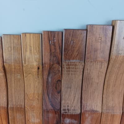 Marimba Wood Bars - Various 17 pieces, incomplete set image 14