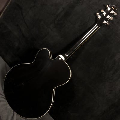 2018 Peerless Wizard Standard Black Electric Archtop Guitar #5660 w case image 5