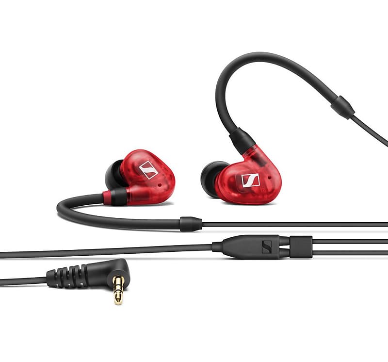 Sennheiser IE 100 Pro (Red) In-Ear Monitoring Headphones IE100 image 1