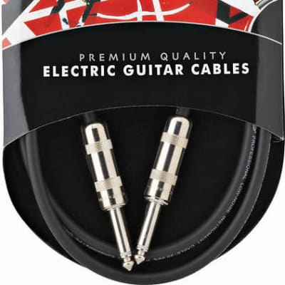 EVH Eddie Van Halen Series Premium Electric Guitar Cable, Straight Ends, 6' ft. image 1