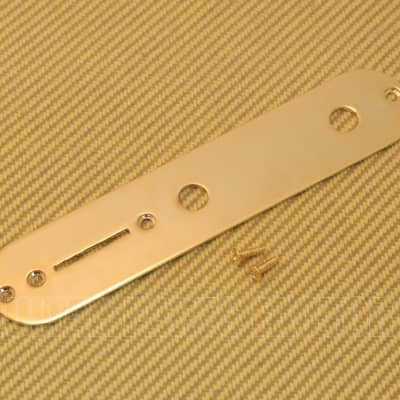 AP-0650-002 Gotoh Gold Control Plate for Fender Tele image 1