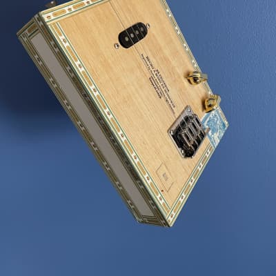 Taconic #213 4 String Electric Cigar Box Guitar - Saint Luis Rey Vendome - Video image 2