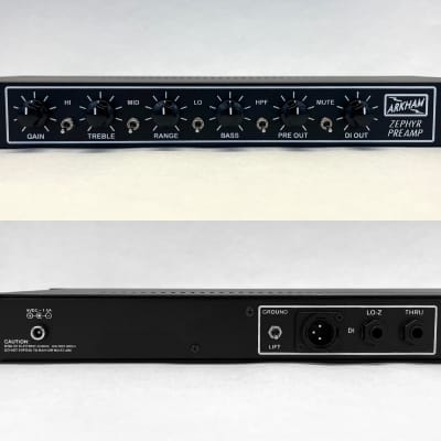 Arkham Zephyr 1U Tube Bass Preamplifier image 3