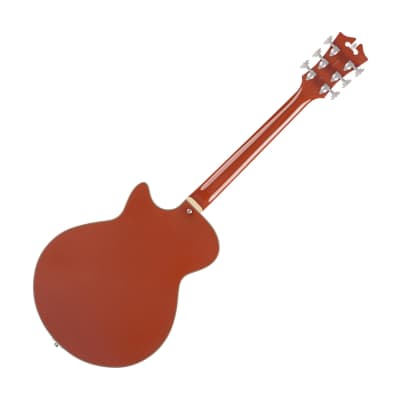 D'Angelico DADSSRUSSNT Deluxe SS Limited Edition Semi-Hollowbody Electric Guitar, Rust image 2