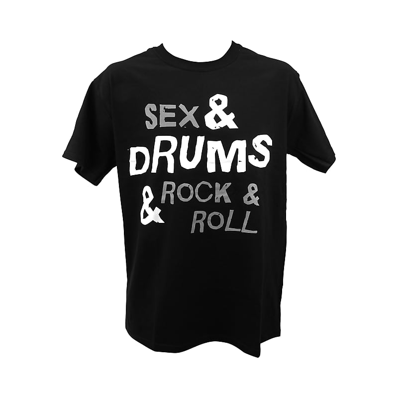 Sex And Drums And Rock And Roll Drummer Tshirt Large Black Reverb 7584