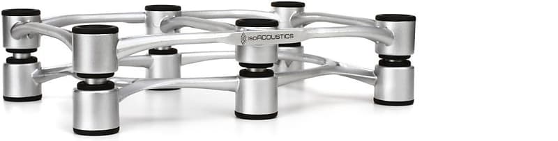 IsoAcoustics Iso-Aperta 300 Silver Aluminum Acoustic Isolation Stand NEW image 1
