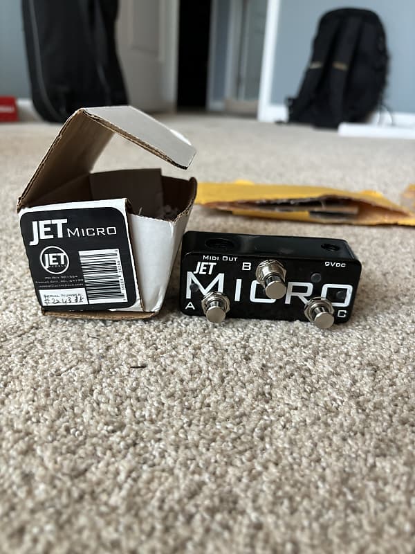 JET Pedals Micro HX Stomp MIDI Controller Reverb