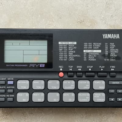 Yamaha RY8, Guitar Backing, Drum Machine