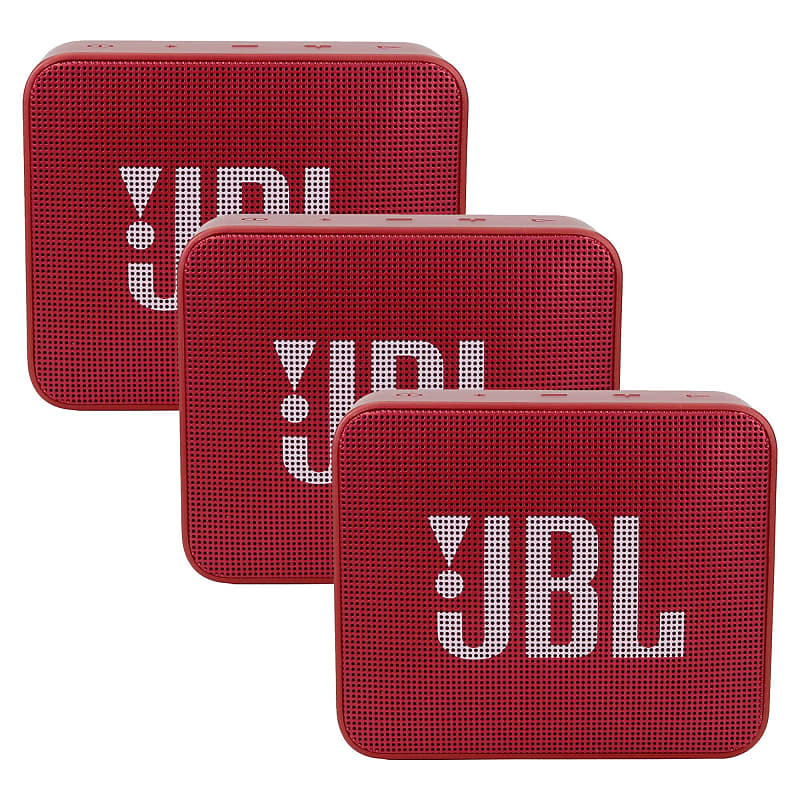 3x JBL GO 2Wireless Waterproof Speaker Red image 1