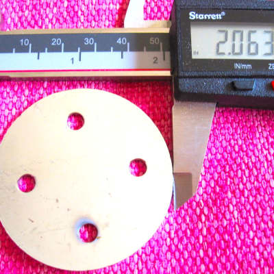 Tom Mount Backing Plate, Chrome - Vintage image 3