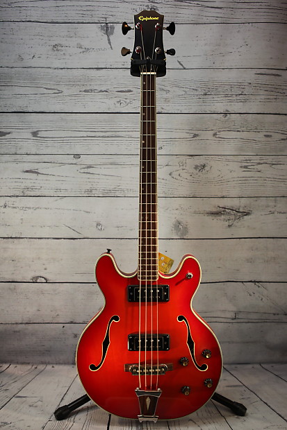 Epiphone semi hollow deals bass