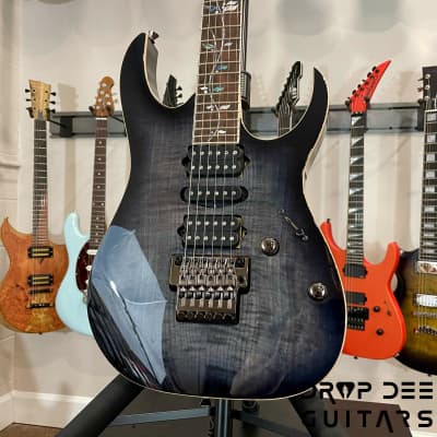 Ibanez J Custom RG8570 Electric Guitar w/ Case-Black Rutile image 4