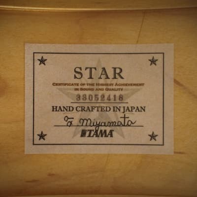 Tama 10/12/14/20/5.5x14" Star Maple Drum Set - Antique White Gloss Lacquer image 13
