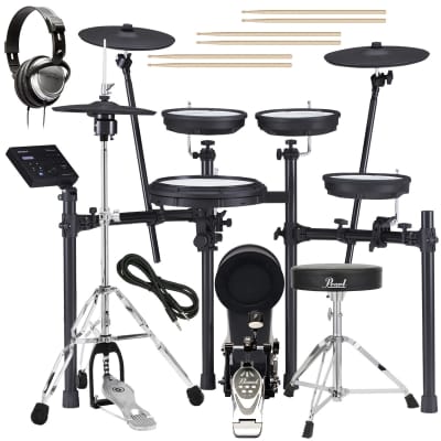 Roland TD-07KVX V-Drums Electronic Drum Set - Drum Essentials Bundle image 1