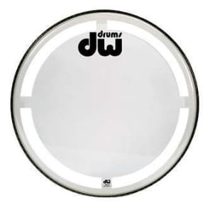 DW Coated Clear 24" Bass Drum Head image 2