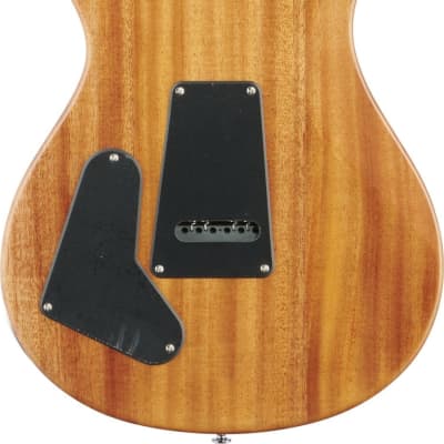 PRS SE Custom 22 Semi-Hollow Electric Guitar, Santana Yellow w/ Gig Bag image 3