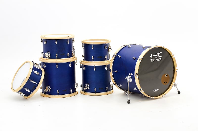 TreeHouse Custom Drums 6-piece Snom Kit 12-14-16-22-14 Snare-14