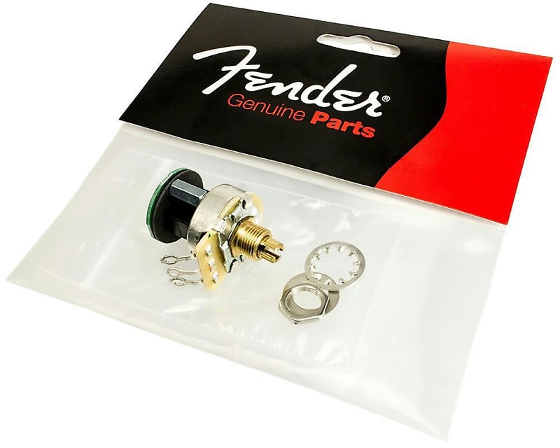 Fender 006-1256-049 250K Linear Taper Split Shaft S-1 Switch / Potentiometer image 3
