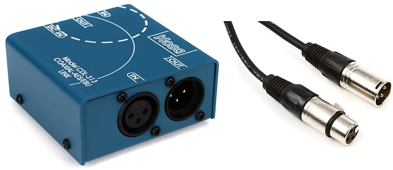 Hosa CDL-313 S/PDIF Coax to AES/EBU Digital Audio Interface  Bundle with Hosa EBU-003 AES/EBU Cable - 3 foot image 1