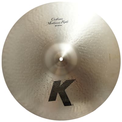 Zildjian 20" K Custom Series Medium Ride Drumset Cast Bronze Cymbal with Low to Mid Pitch and Large Bell Size K0854 image 1
